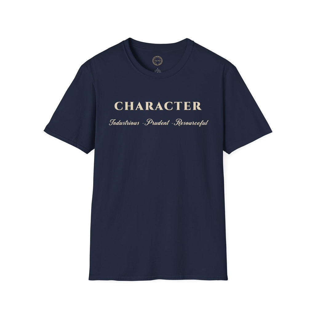 Character T-Shirt | Industrious • Prudent • Resourceful | Inspirational Tee