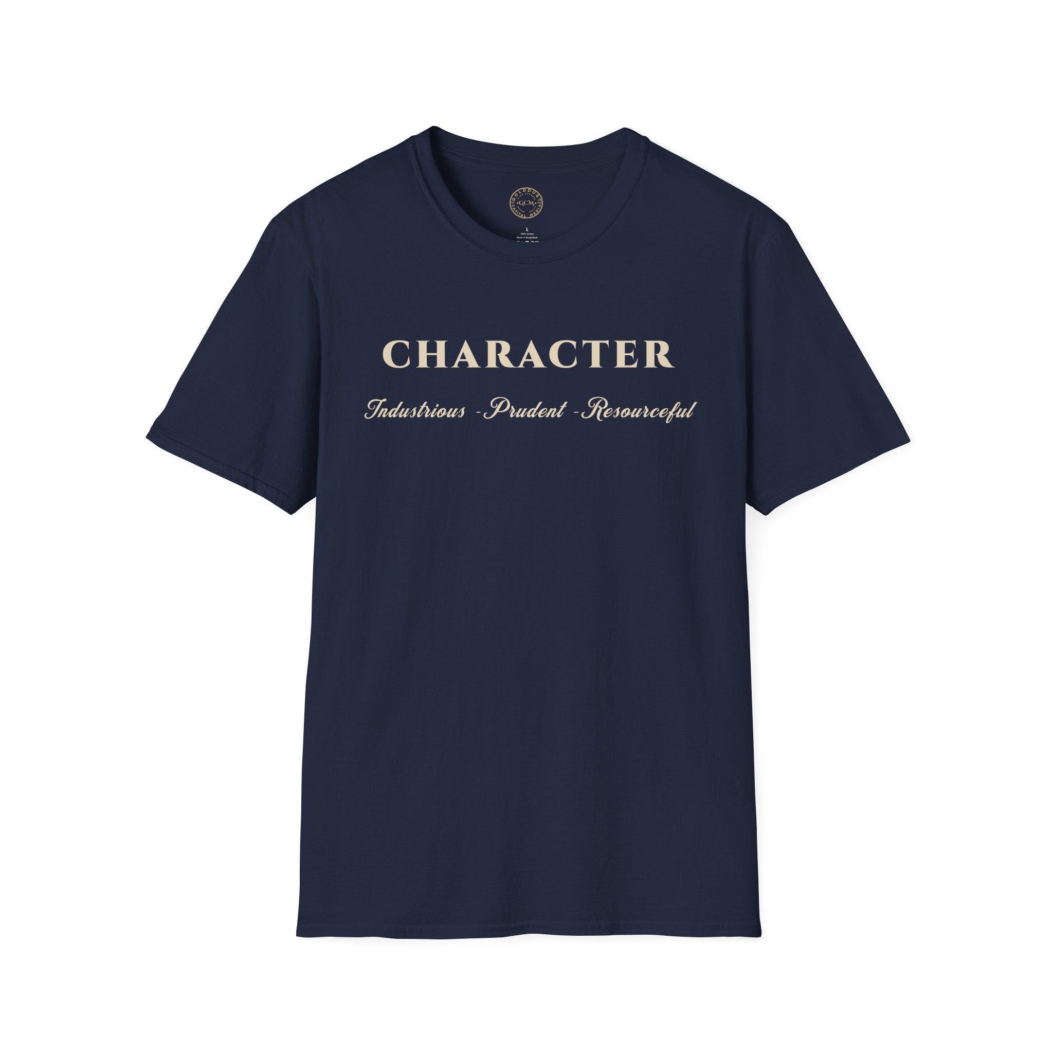 Character T-Shirt | Industrious • Prudent • Resourceful | Inspirational Tee