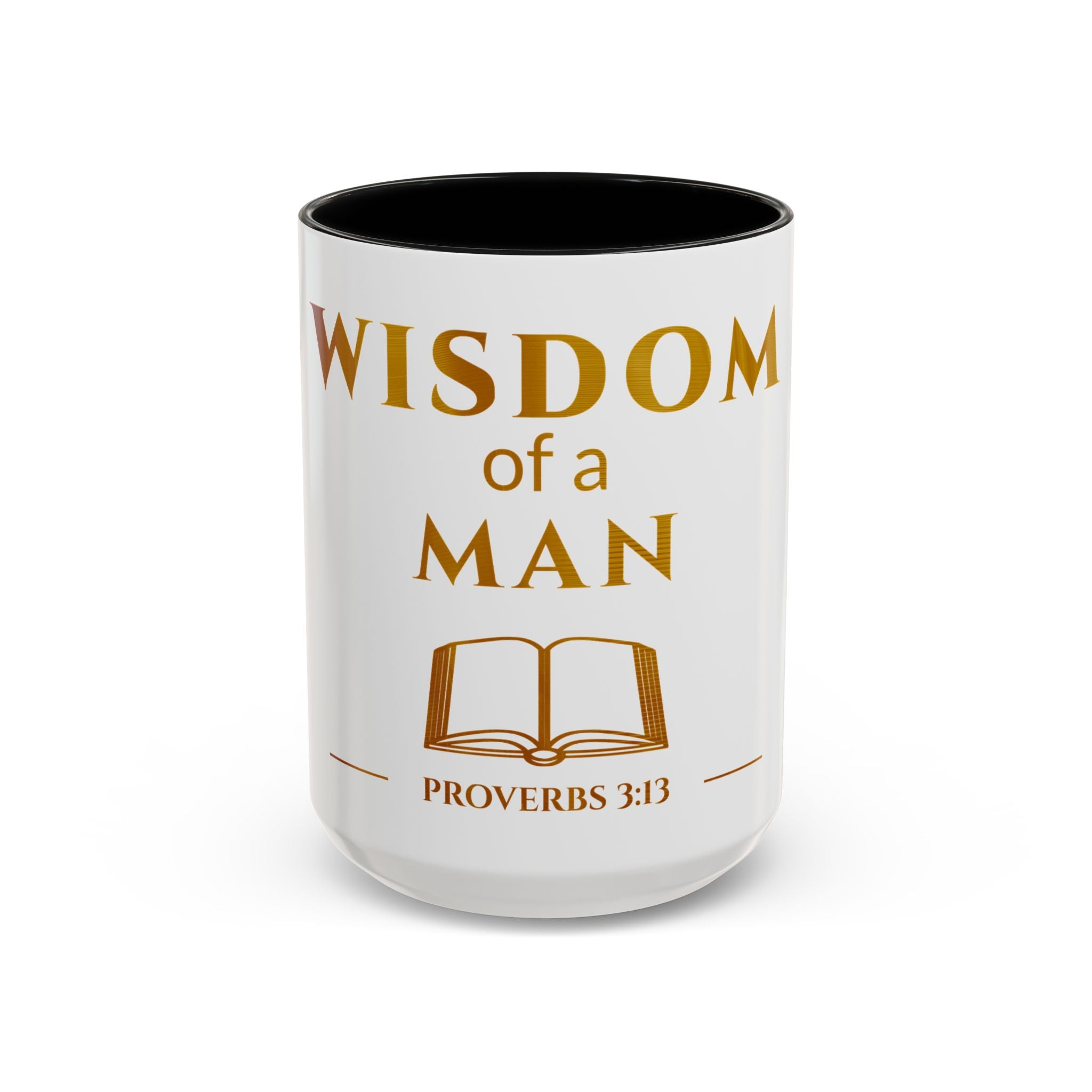 Wisdom of a Man mug | Proverbs 3:13 scripture coffee mug