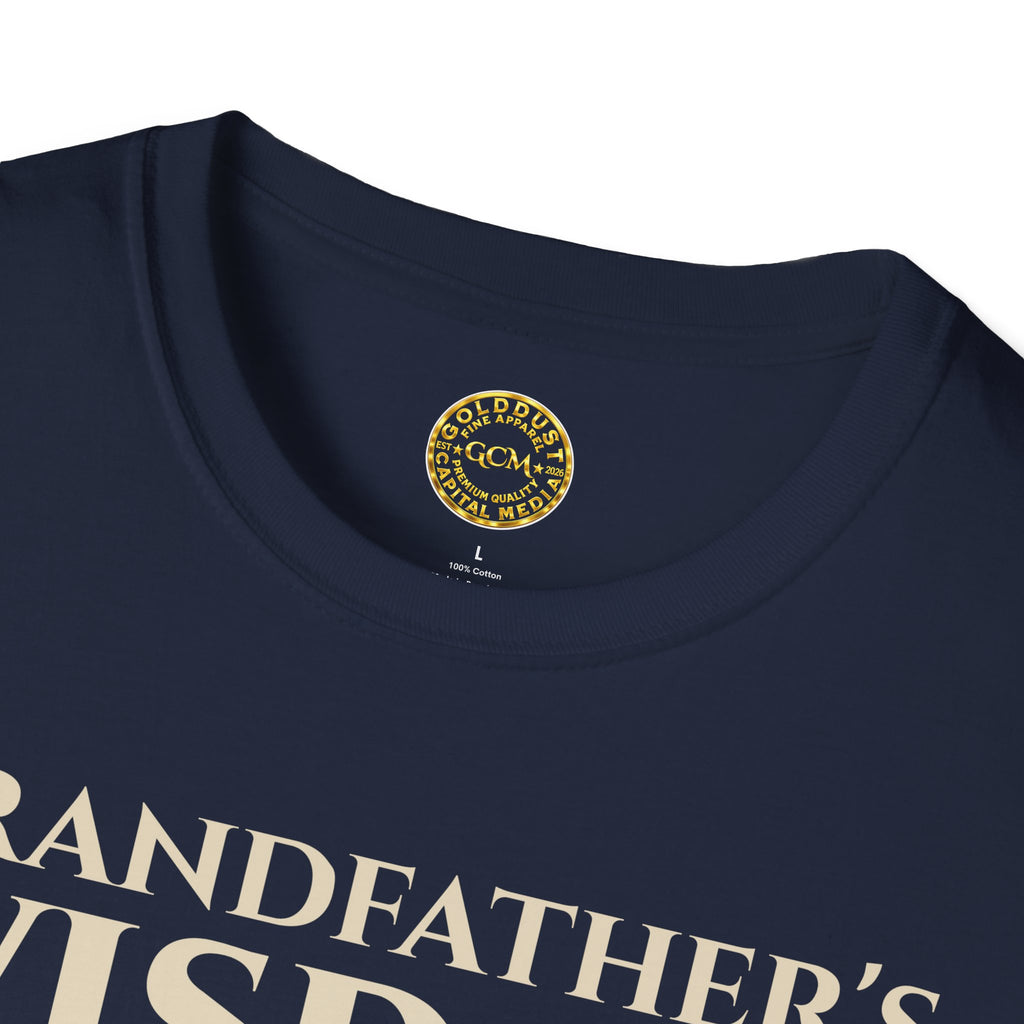 Grandfather's Wisdom Bible Verse T-Shirt | Proverbs 13:22 Christian Gift | Godly Patriarch Legacy Apparel | Religious Faith Shirt for Men