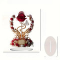 Acrylic Rose Desktop Decoration – Elegant Floral Desk Ornament for Home & Office