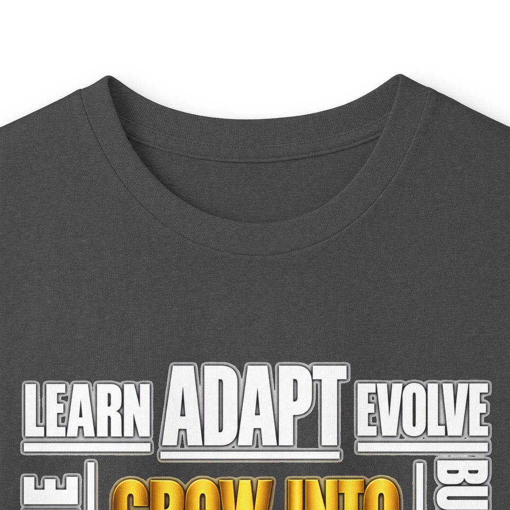 Grow Into Your Greatness Motivational Long Sleeve Tee  Long-sleeve   Golddust Capital Media