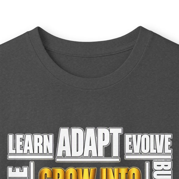 Grow Into Your Greatness Motivational Long Sleeve Tee  Long-sleeve   Golddust Capital Media