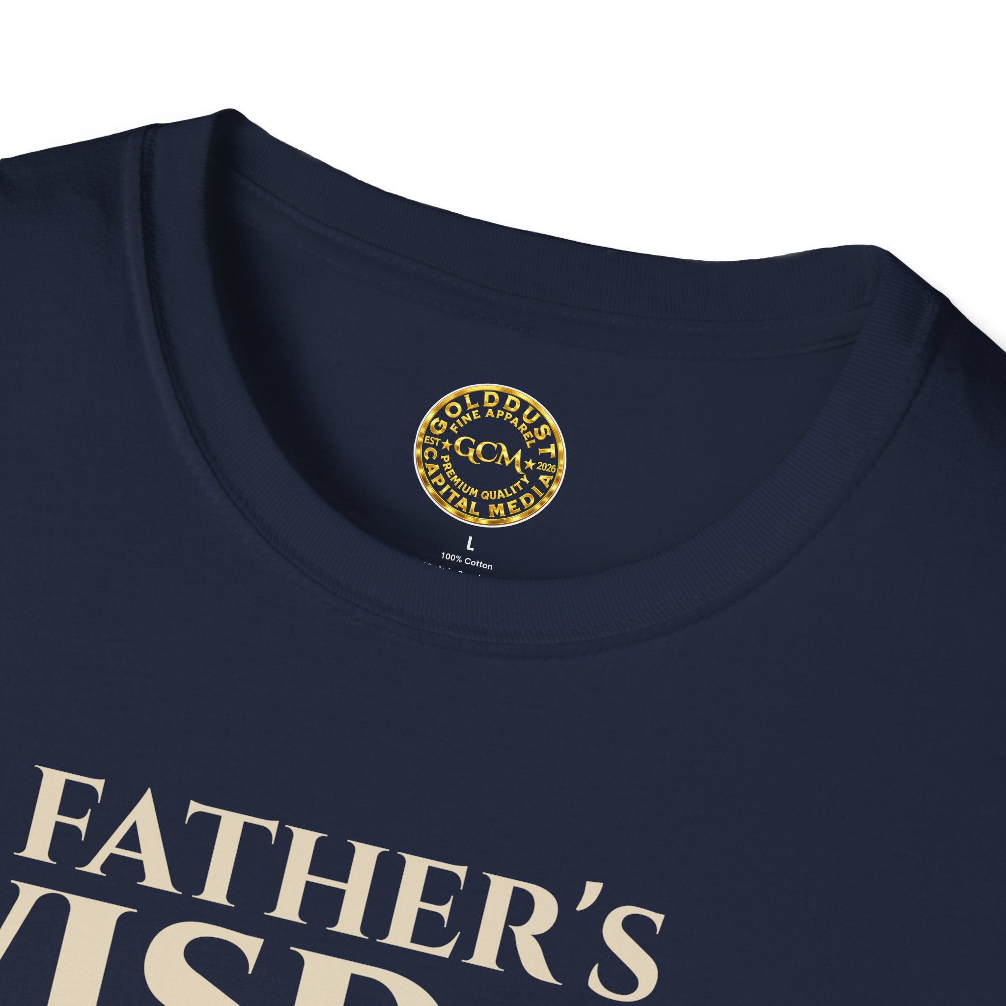 Fathers Wisdom Bible Verse T-Shirt | Proverbs 20:7 Christian Scripture Gift for Dad | Religious Scripture Tee | Godly Legacy Shirt