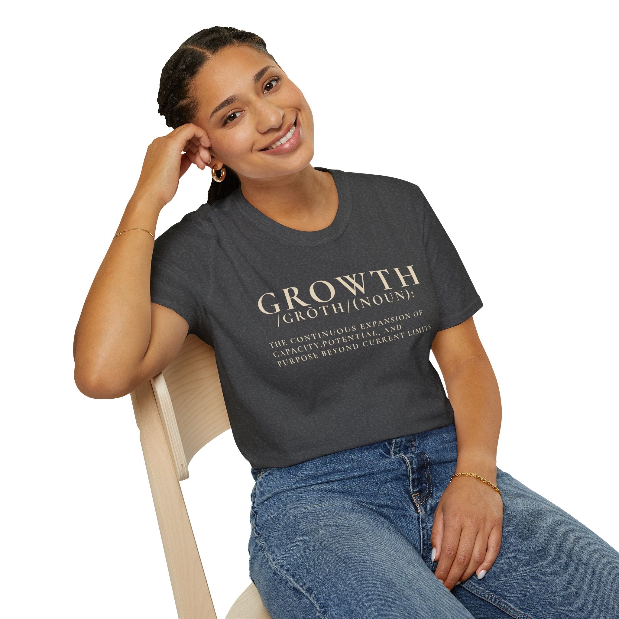 Growth Definition T-Shirt — Inspirational Personal Development Tee