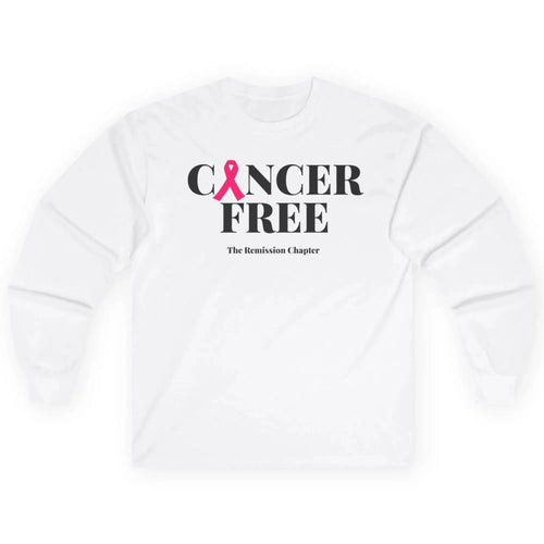 Cancer Free Long Sleeve Tee | Cancer Free Remission Chapter Tee Long-sleeve Golddust Capital Media