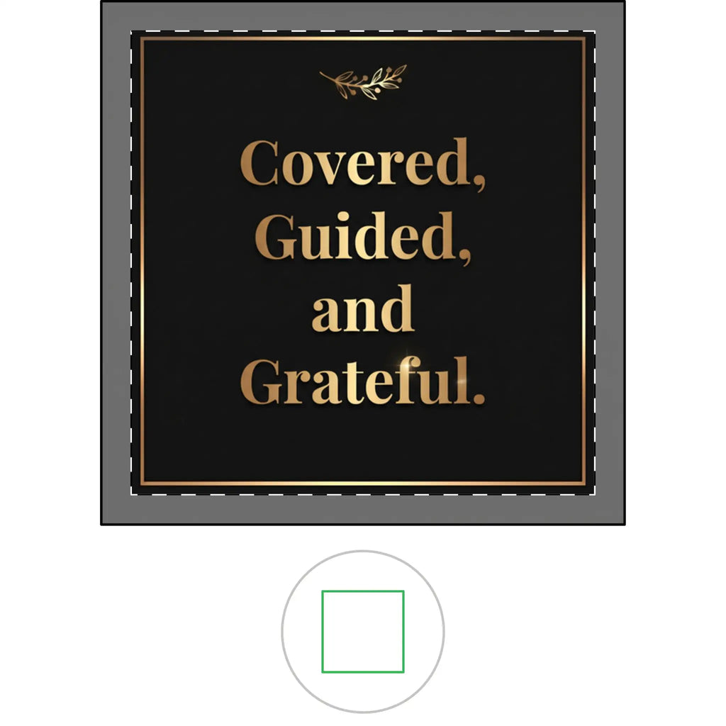 Ceramic Trinket Tray | Covered, Guided, and Grateful Home Decor Golddust Capital Media