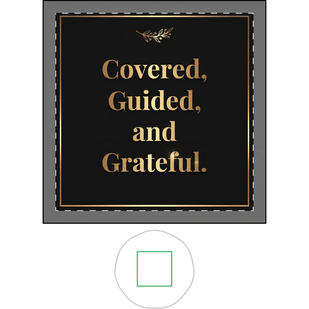 Ceramic Trinket Tray | Covered, Guided, and Grateful Home Decor Golddust Capital Media
