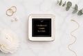 Ceramic Trinket Tray | I Believed I Could, So I Did | Inspirational Keepsake Dish Home Decor Golddust Capital Media