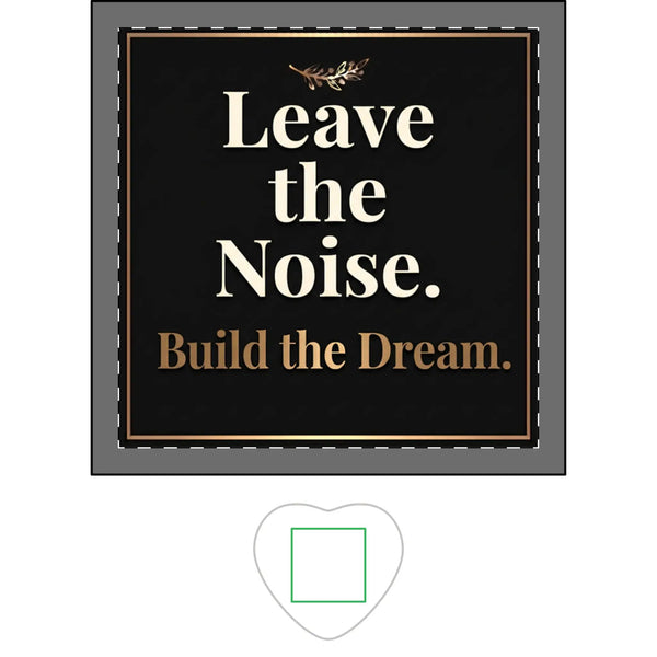 Ceramic Trinket Tray | Leave the Noise Build the Dream Home Decor Golddust Capital Media