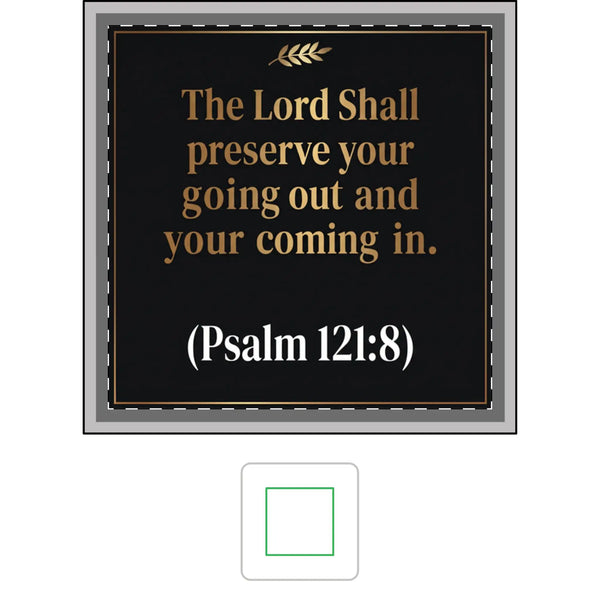 Ceramic Trinket Tray | Psalm 121:8 The Lord Shall Preserve Your Going Out and Your Coming In Home Decor Golddust Capital Media