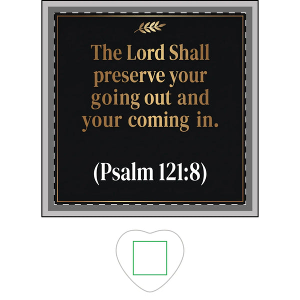 Ceramic Trinket Tray | Psalm 121:8 The Lord Shall Preserve Your Going Out and Your Coming In Home Decor Golddust Capital Media