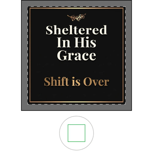 Ceramic Trinket Tray | Sheltered in His Grace Shift Is Over Home Decor Golddust Capital Media
