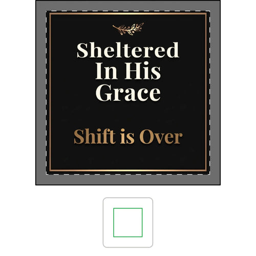 Ceramic Trinket Tray | Sheltered in His Grace Shift Is Over Home Decor Golddust Capital Media