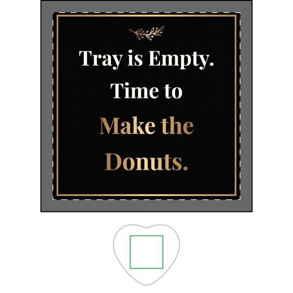 Ceramic Trinket Tray | Tray Is Empty, Time to Make the Donuts Home Decor Golddust Capital Media
