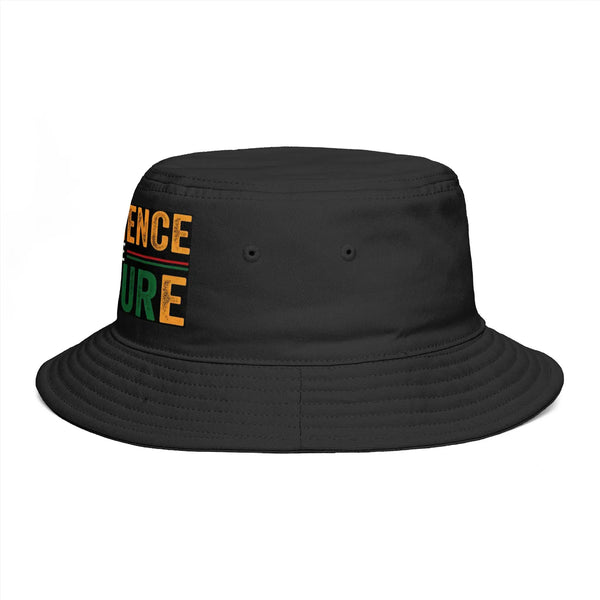 Experience the Culture Bucket Hat | Bold Heritage Streetwear Cotton Cap Hats Golddust Capital Media