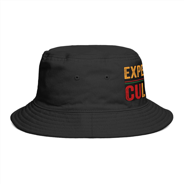 Experience the Culture Bucket Hat | Bold Heritage Streetwear Cotton Cap Hats Golddust Capital Media