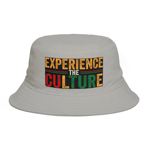 Experience the Culture Bucket Hat | Bold Heritage Streetwear Cotton Cap Hats Golddust Capital Media