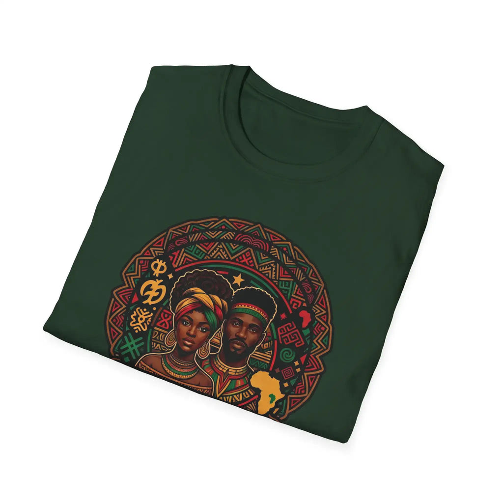 Experience the Culture T-Shirt | Afrocentric Heritage Graphic Shirt T-Shirt Golddust Capital Media