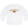 GOLDDUST Metallic Logo Long Sleeve T-Shirt — Retro Cotton Shirt Long-sleeve Golddust Capital Media