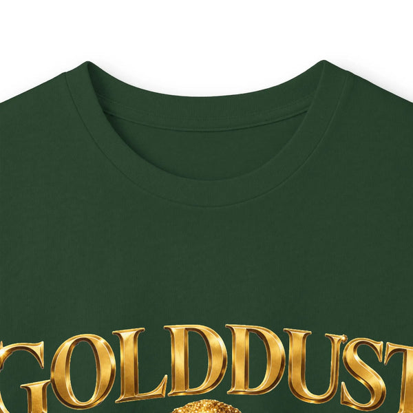 GOLDDUST Metallic Logo Long Sleeve T-Shirt — Retro Cotton Shirt Long-sleeve Golddust Capital Media