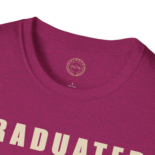 Graduated Whats Yo Plans T-Shirt – Minimalist Unisex Graduation Shirt for High School & College Achievers T-Shirt Golddust Capital Media