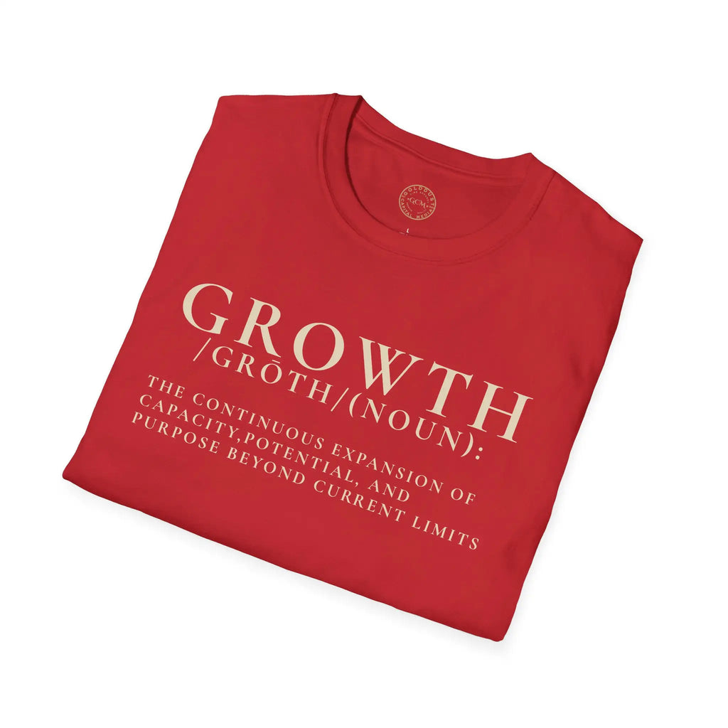 Growth Definition T-Shirt — Inspirational Personal Development Tee T-Shirt Golddust Capital Media