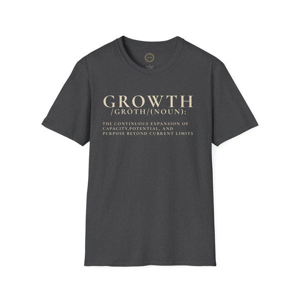 Growth Definition T-Shirt — Inspirational Personal Development Tee T-Shirt Golddust Capital Media
