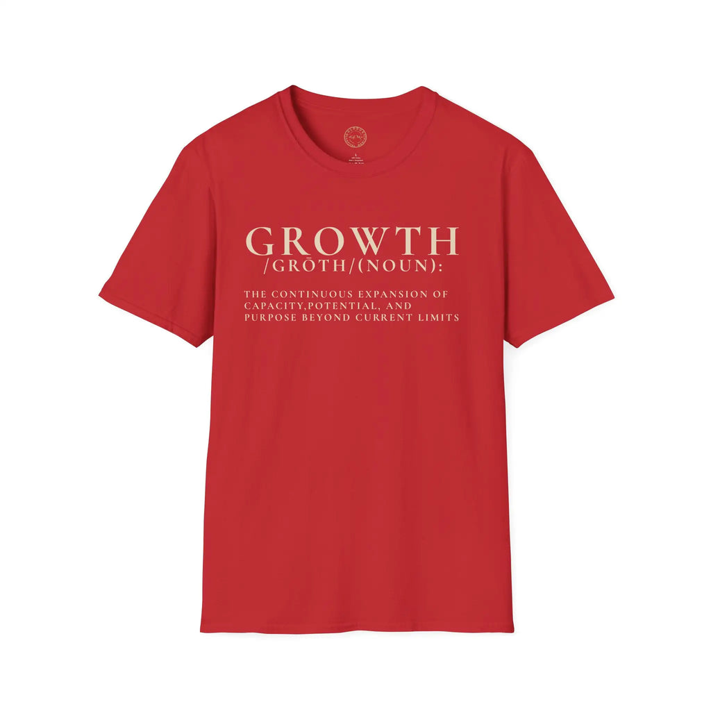 Growth Definition T-Shirt — Inspirational Personal Development Tee T-Shirt Golddust Capital Media