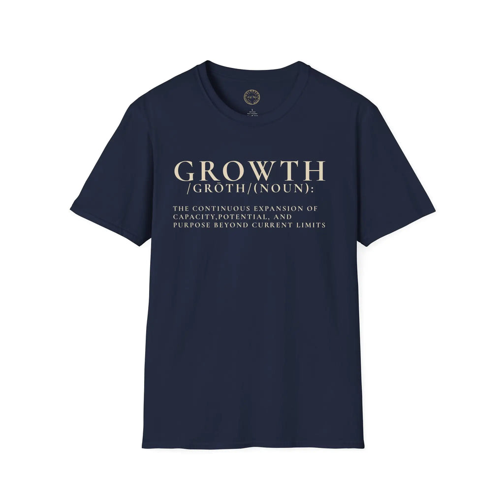 Growth Definition T-Shirt — Inspirational Personal Development Tee T-Shirt Golddust Capital Media