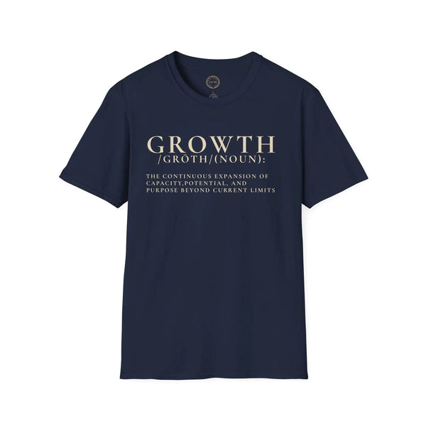 Growth Definition T-Shirt — Inspirational Personal Development Tee T-Shirt Golddust Capital Media