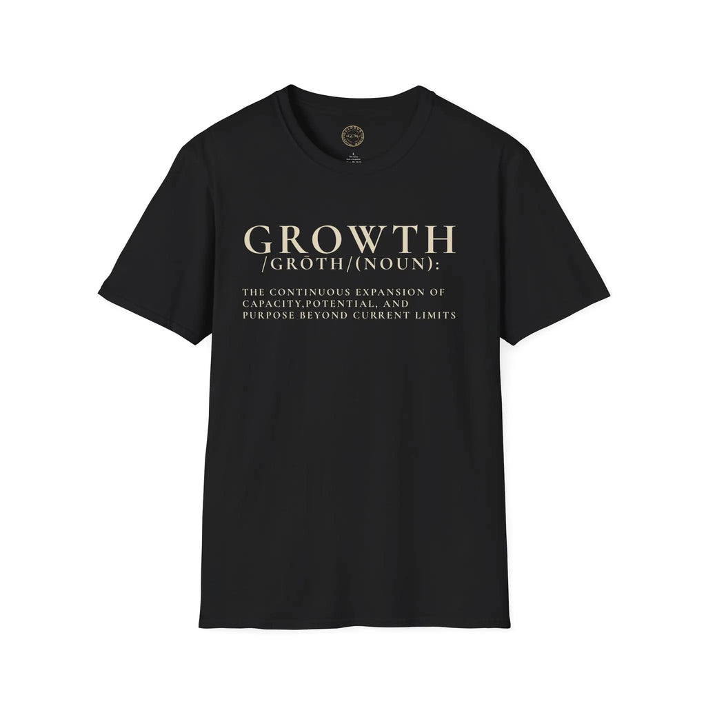 Growth Definition T-Shirt — Inspirational Personal Development Tee T-Shirt Golddust Capital Media