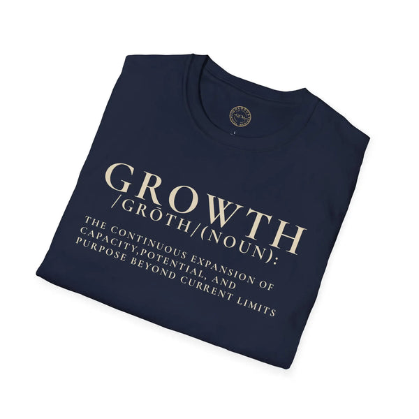 Growth Definition T-Shirt — Inspirational Personal Development Tee T-Shirt Golddust Capital Media