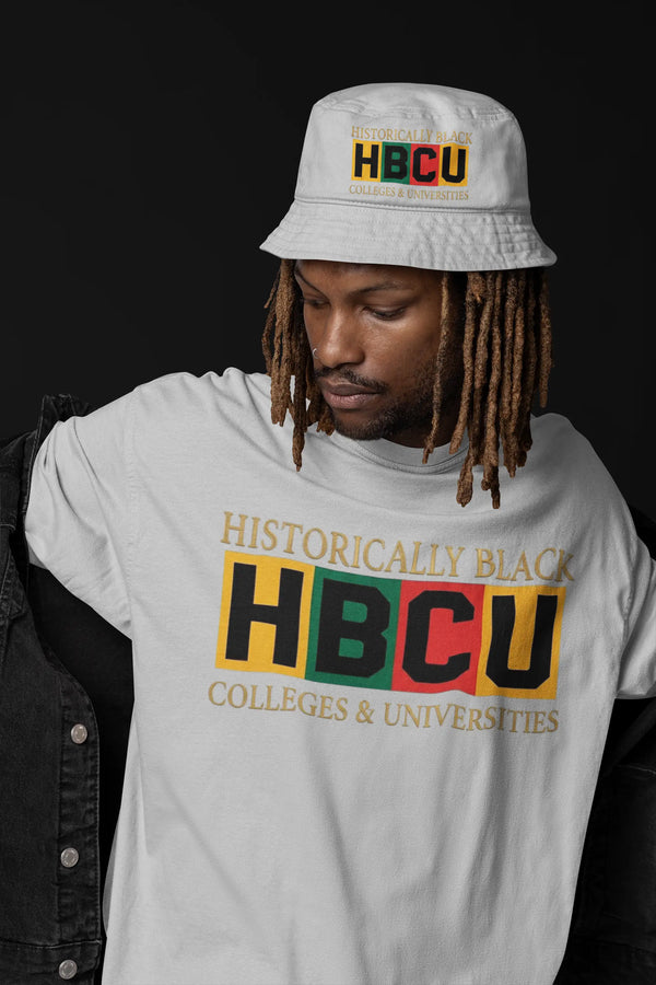 HBCU Heritage Bucket Hat | Historically Black Colleges & Universities Printed Block Letter Cap Hats Golddust Capital Media