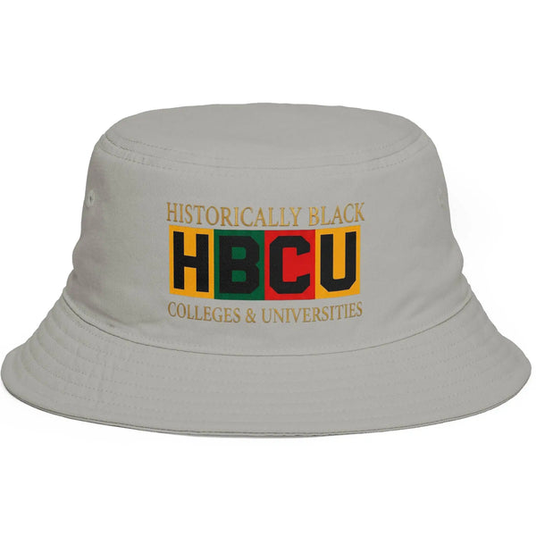 HBCU Heritage Bucket Hat | Historically Black Colleges & Universities Printed Block Letter Cap Hats Golddust Capital Media