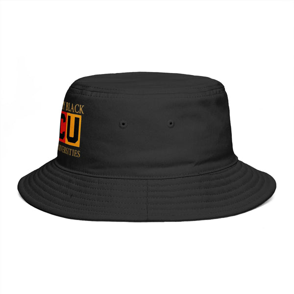 HBCU Heritage Bucket Hat | Historically Black Colleges & Universities Printed Block Letter Cap Hats Golddust Capital Media