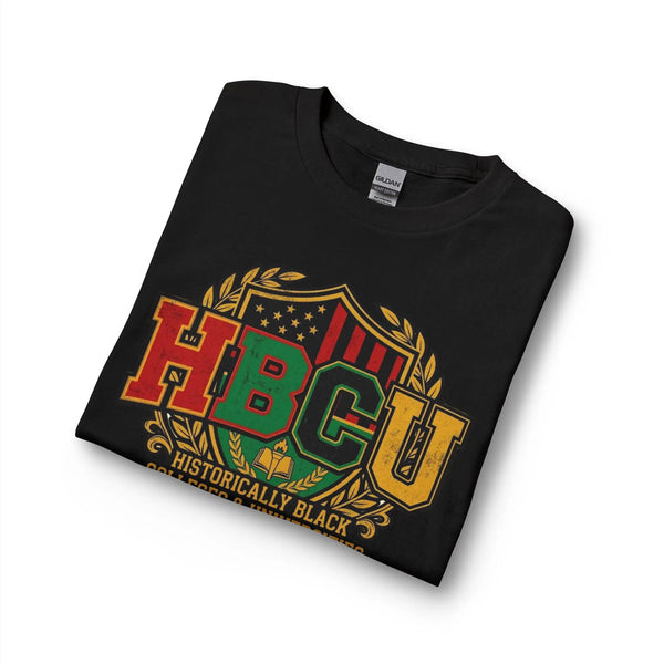 HBCU Historically Black Colleges & Universities Long Sleeve T-Shirt | Shield Design T-Shirt Golddust Capital Media