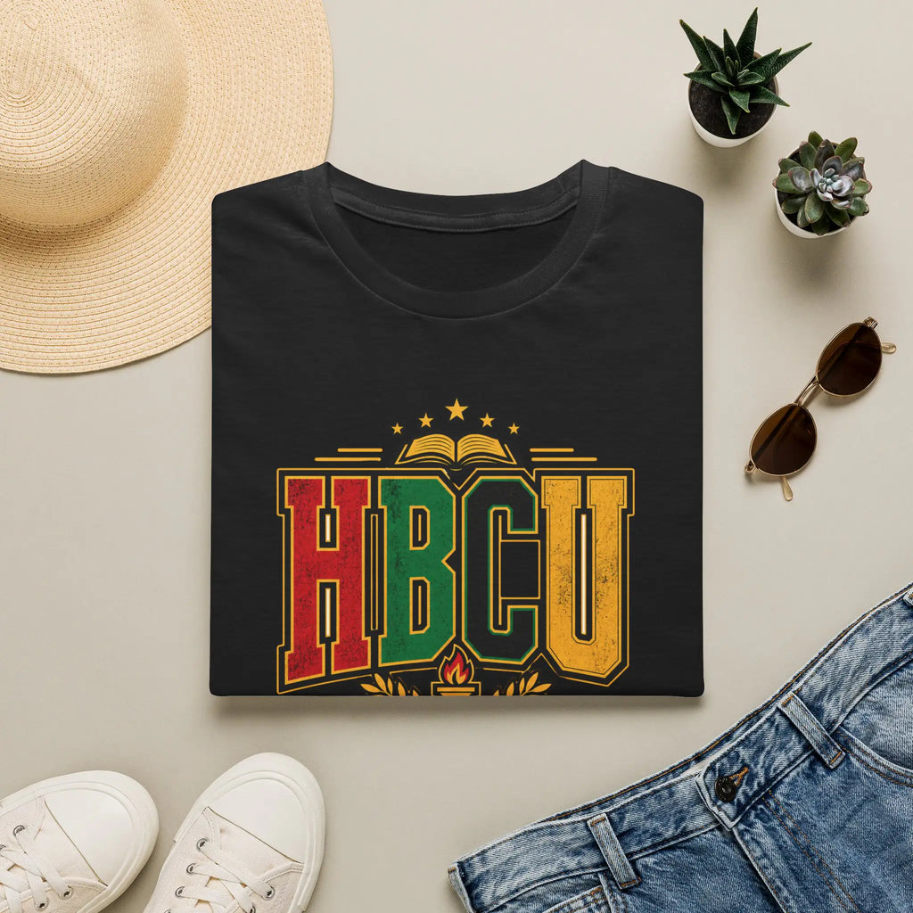 HBCU Historically Black Colleges & Universities T-Shirt | Retro Pan-African Colors T-Shirt Golddust Capital Media