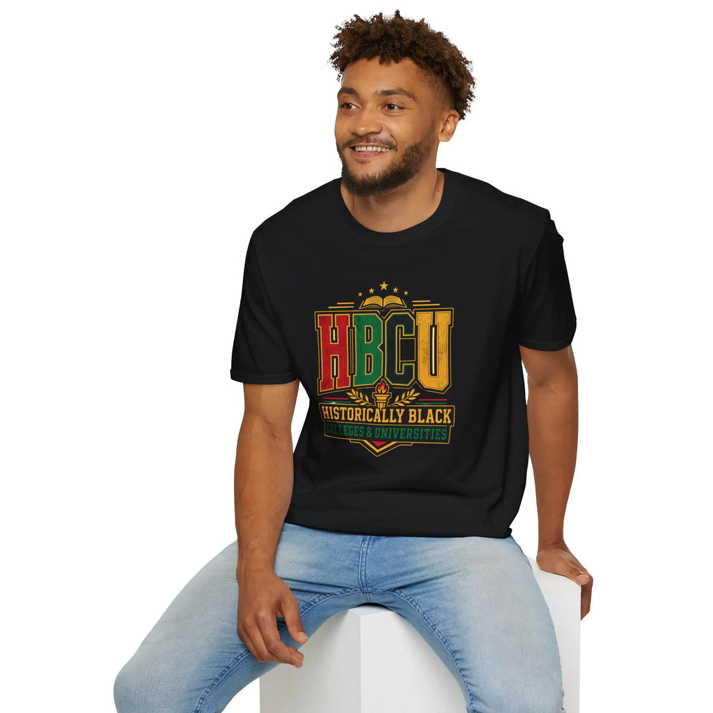 HBCU Historically Black Colleges & Universities T-Shirt | Retro Pan-African Colors T-Shirt Golddust Capital Media