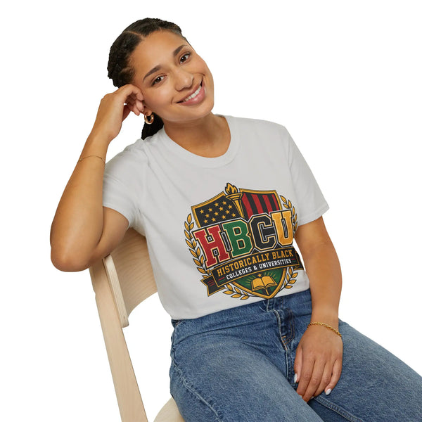 HBCU Pride Crest T-Shirt | Historically Black Colleges & Universities, Shield Logo T-Shirt Golddust Capital Media