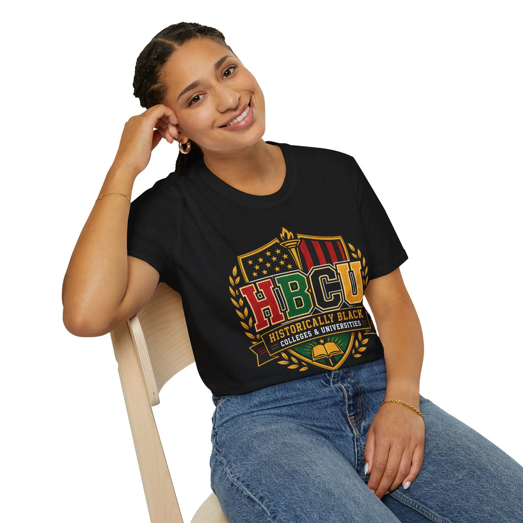 HBCU Pride Crest T-Shirt | Historically Black Colleges & Universities, Shield Logo T-Shirt Golddust Capital Media