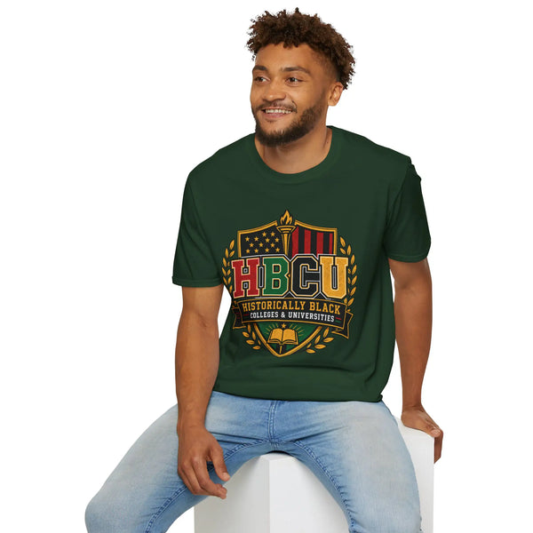 HBCU Pride Crest T-Shirt | Historically Black Colleges & Universities, Shield Logo T-Shirt Golddust Capital Media