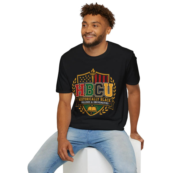 HBCU Pride Crest T-Shirt | Historically Black Colleges & Universities, Shield Logo T-Shirt Golddust Capital Media