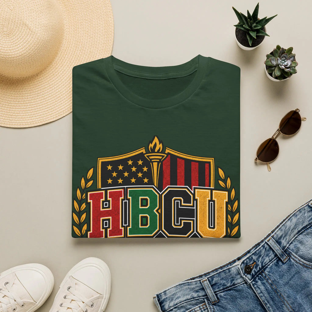 HBCU Pride Crest T-Shirt | Historically Black Colleges & Universities, Shield Logo T-Shirt Golddust Capital Media