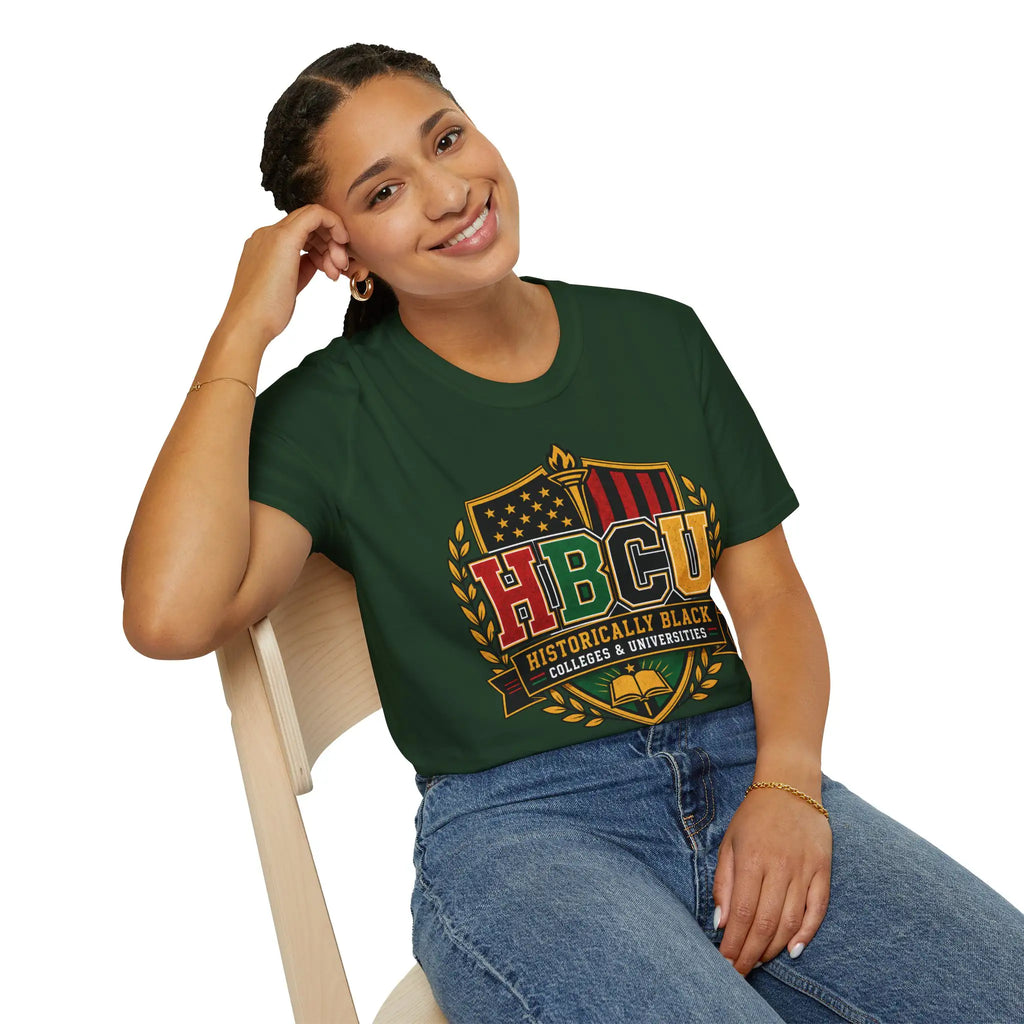 HBCU Pride Crest T-Shirt | Historically Black Colleges & Universities, Shield Logo T-Shirt Golddust Capital Media