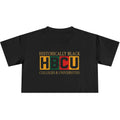 Historically Black HBCU Colleges & Universities Crop Tee T-Shirt Golddust Capital Media