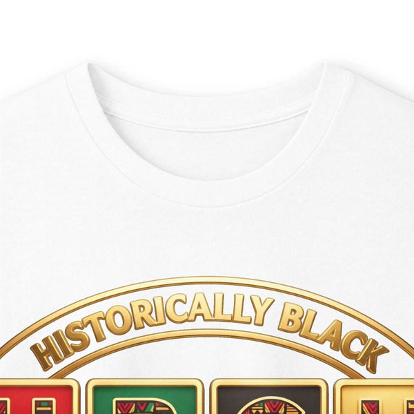 Historically Black HBCU Colleges & Universities Long Sleeve Tee | Red Green Black Pattern Block Logo Long-sleeve Golddust Capital Media