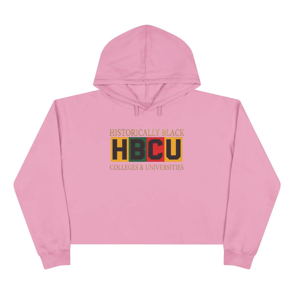 Historically Black HBCU Colleges and Universities Crop Hoodie Hoodie Golddust Capital Media