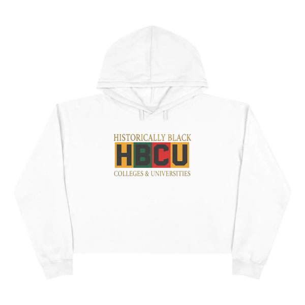 Historically Black HBCU Colleges and Universities Crop Hoodie Hoodie Golddust Capital Media