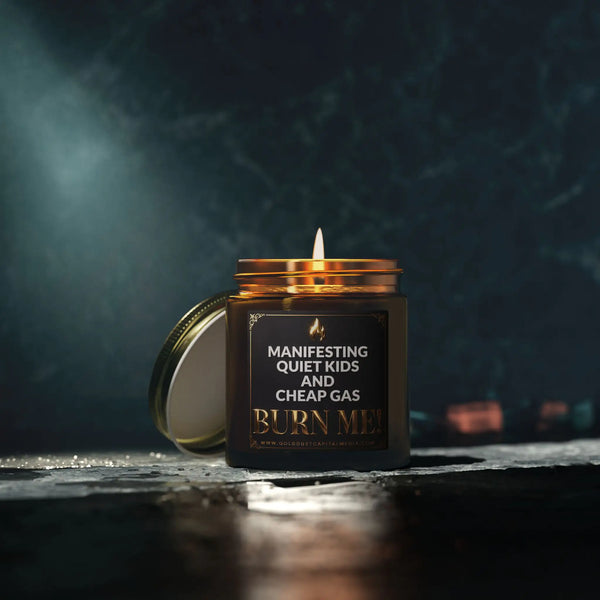 Manifesting Quiet Kids Candle | Coconut Apricot Wax Home Decor Golddust Capital Media